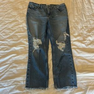 Good American size 31 distressed jeans